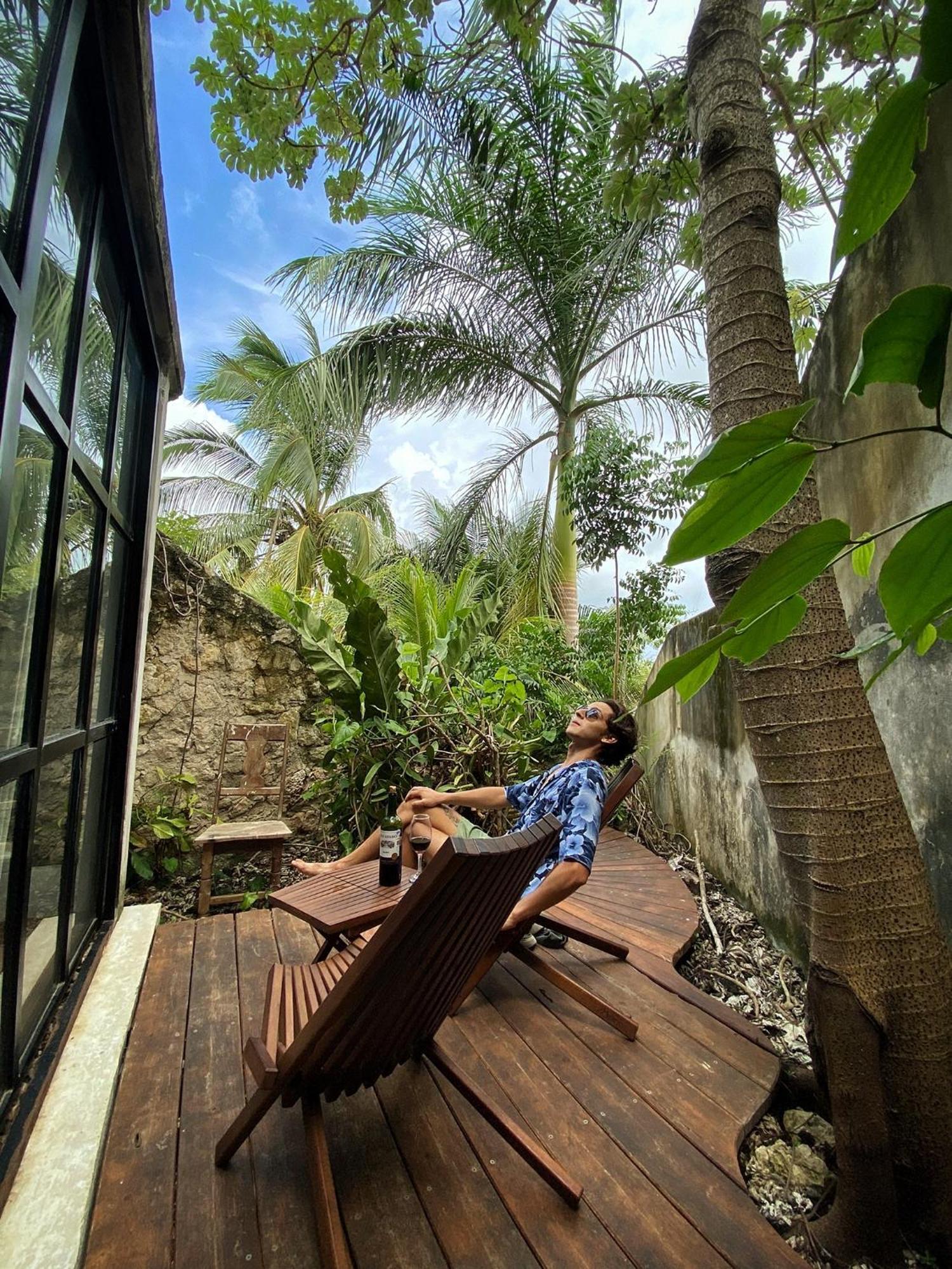 Elmar Hostel Bacalar Exterior photo